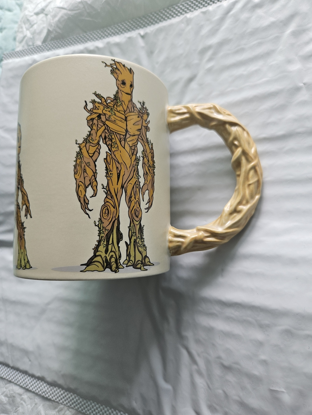 official Marvel Guardians of the Galaxy Groot "Get Your Groot On!" Ceramic Mug.